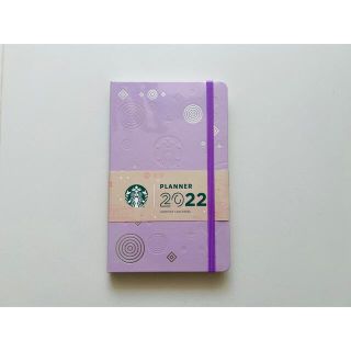 スターバックスコーヒー(Starbucks Coffee)の〈海外限定×非売品〉人気 Starbucksモレスキン手帳2022 ラベンダー(カレンダー/スケジュール)