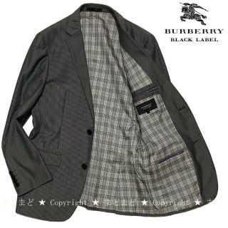 バーバリーブラックレーベル(BURBERRY BLACK LABEL)のバーバリーブラックレーベル ウール ストライプ テーラード ジャケット S 2B(テーラードジャケット)