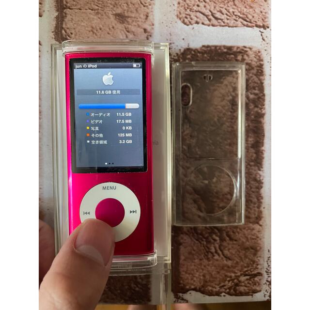 Apple(アップル)のipod nano 第5世代 スマホ/家電/カメラのオーディオ機器(ポータブルプレーヤー)の商品写真