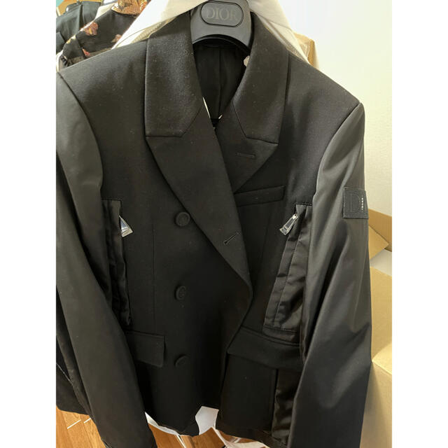 Dior(ディオール)のDior x Sacai Double Brest Jacket  メンズのジャケット/アウター(テーラードジャケット)の商品写真