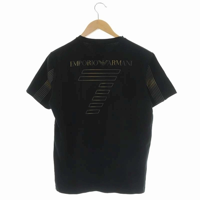 Emporio Armani(エンポリオアルマーニ)のエンポリオアルマーニ EA7 ロゴ Tシャツ カットソー 半袖 Vネック メンズのトップス(Tシャツ/カットソー(半袖/袖なし))の商品写真