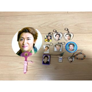 カンジャニエイト(関ジャニ∞)の嵐　大野智　うちわ　缶バッチ　キーホルダー　ミニ鏡セット(アイドルグッズ)