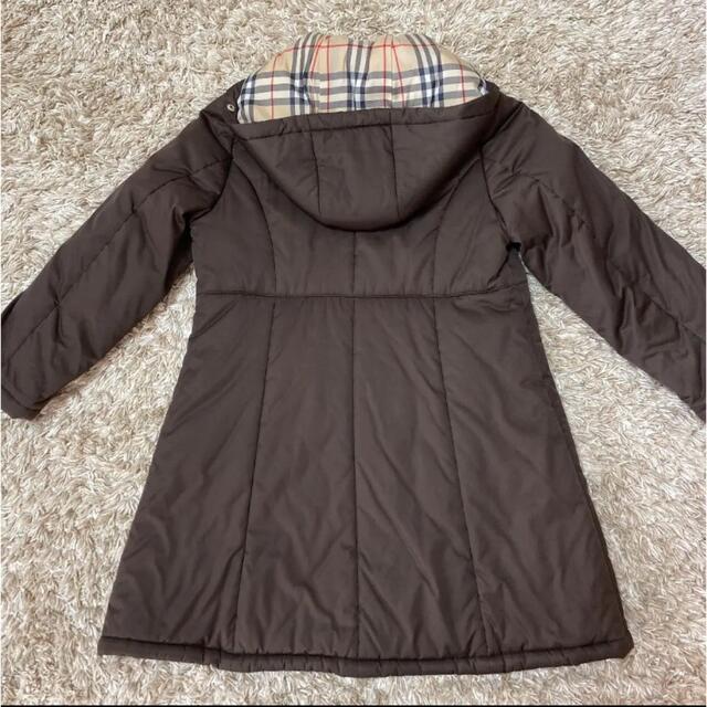 BURBERRY(バーバリー)のゆきんこ様専用☆バーバリー☆中綿ダウンコート 120cm キッズ/ベビー/マタニティのキッズ服女の子用(90cm~)(コート)の商品写真