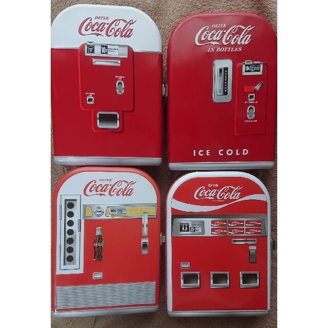 最高の品質の コカ・コーラ ベンディング CAN 全4種 ノベルティグッズ 