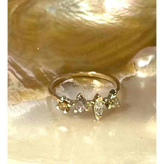 ダイアモンドリング(4カラーダイアモンドパレード) レディースのアクセサリー(リング(指輪))の商品写真