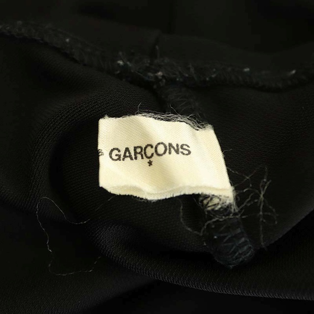 COMME des GARCONS(コムデギャルソン)のコムデギャルソン カットソー 長袖 薄手 プルオーバー 黒 レディースのトップス(カットソー(長袖/七分))の商品写真