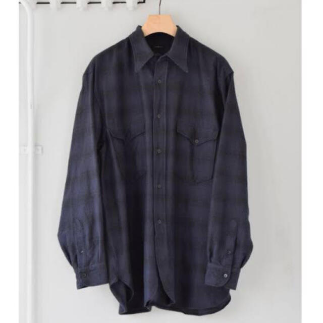 COMOLI（コモリ） ウールシルクワークシャツ 21aw サイズ2