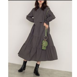 ダブルクローゼット(w closet)のw closet　ティアードワンピース(ロングワンピース/マキシワンピース)