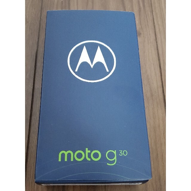 Motorola(モトローラ)の【新品未開封】モトローラ moto g30 ダークパール スマホ/家電/カメラのスマートフォン/携帯電話(スマートフォン本体)の商品写真