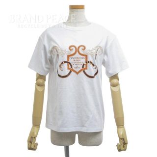 エルメス(Hermes)のエルメス マキシTシャツ 半袖 レディース 帝王学 ホワイト サイズ34(Tシャツ(半袖/袖なし))