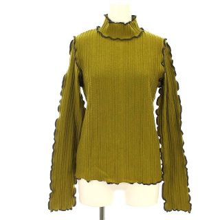 アザー(other)のINella イネラ 20AW カットソー メロー ニット 長袖 F カーキ(カットソー(長袖/七分))