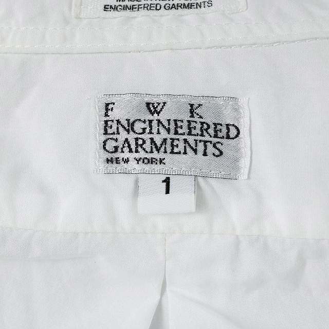 Engineered Garments(エンジニアードガーメンツ)のエンジニアードガーメンツ シャツ ブラウス カットソー 長袖 1 S 白 メンズのトップス(シャツ)の商品写真
