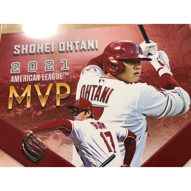 【正規品・レア】2021シーズン MVP 記念フォト 大谷翔平 エンゼルス