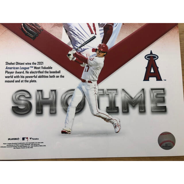 正規品・レア】2021シーズン MVP 記念フォト 大谷翔平 エンゼルスの