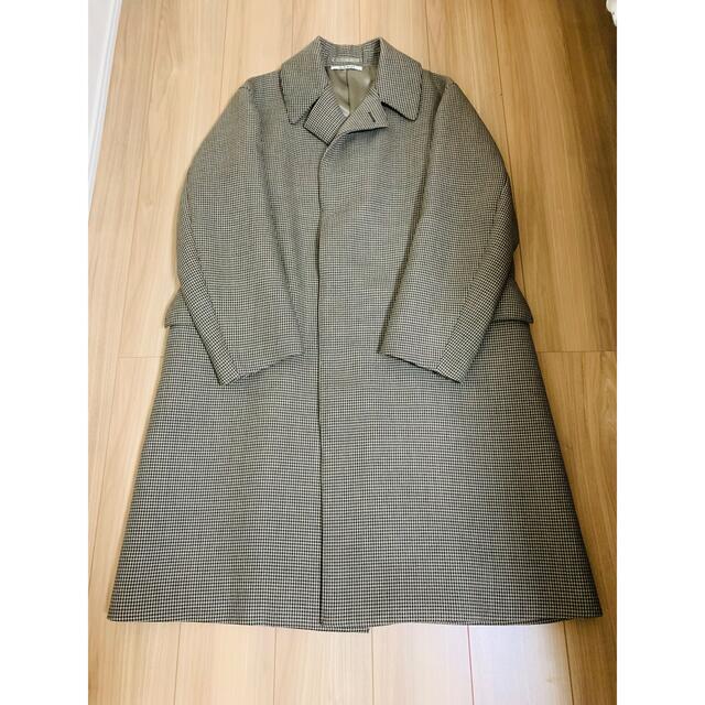 AURALEE 18AW 新品、未使用品　ハウンドトゥースチェックロングコート