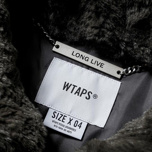 WTAPS GRIZZLY JACKET POLY FUR BLACK