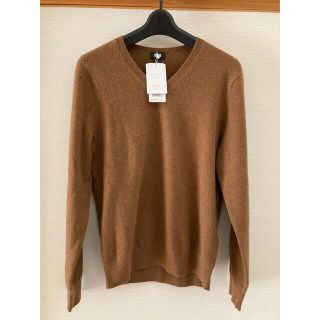 美品 UNIQLO ユニクロ　レディース　V ニットセーター ブラウン S 茶