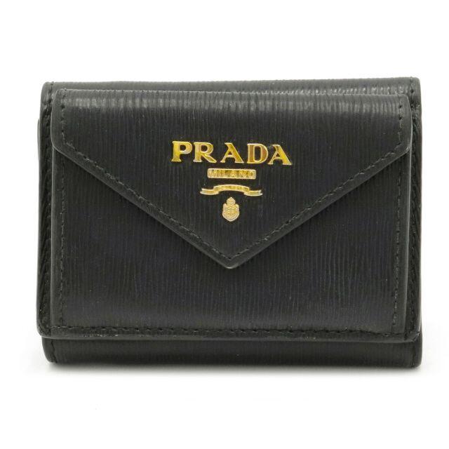 財布【新品】PRADA 三つ折り財布