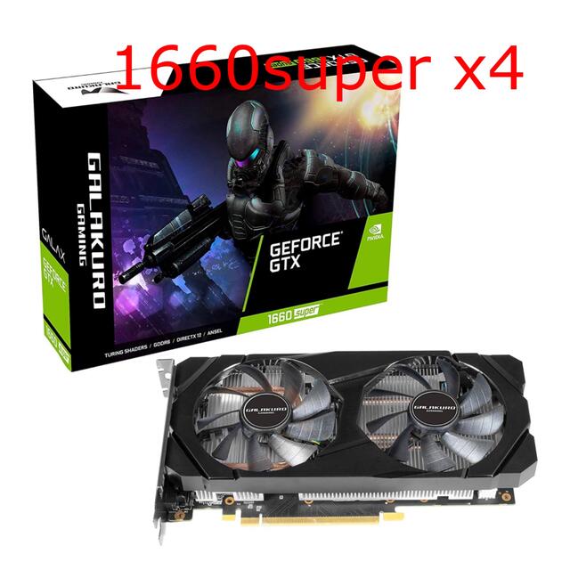 クマキチ様専用 GeForce GTX 1660Super 4枚セットの通販 by ホ's shop ...