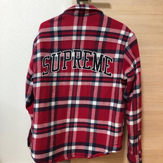 Supreme(シュプリーム)の【らい４ちゃん様専用】SUPREME Arc Logo フランネルシャツ メンズのジャケット/アウター(ブルゾン)の商品写真