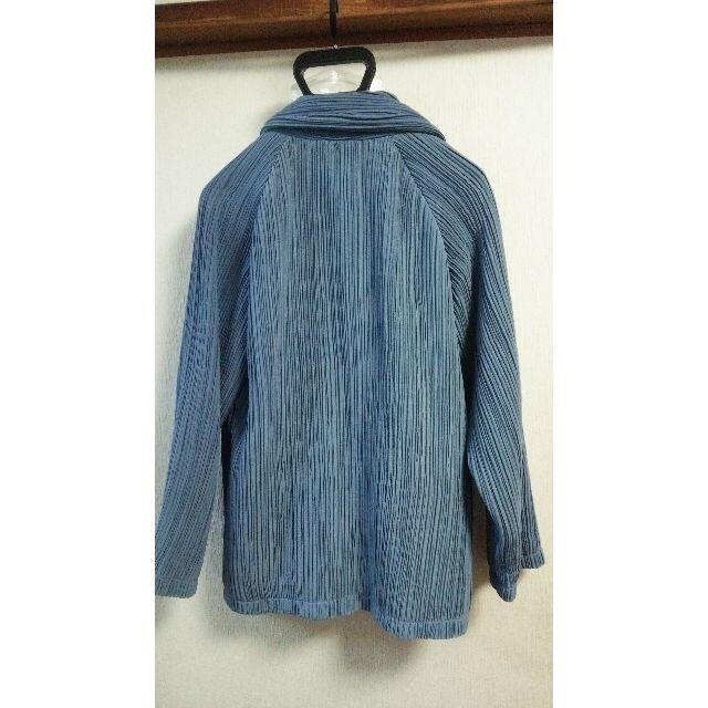 Ameri VINTAGE(アメリヴィンテージ)の美品 着２回 OTONA PLEAT BELT JACKETブルー レディースのジャケット/アウター(テーラードジャケット)の商品写真