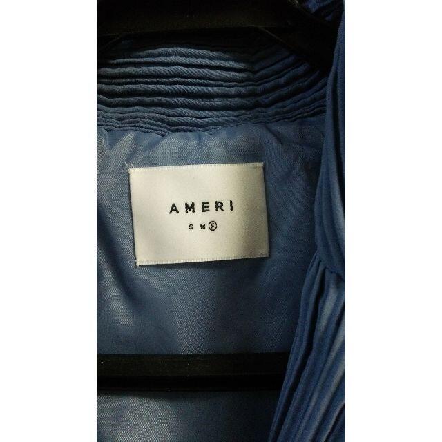 Ameri VINTAGE(アメリヴィンテージ)の美品 着２回 OTONA PLEAT BELT JACKETブルー レディースのジャケット/アウター(テーラードジャケット)の商品写真