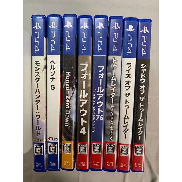 PS4 ソフト 8本セット
