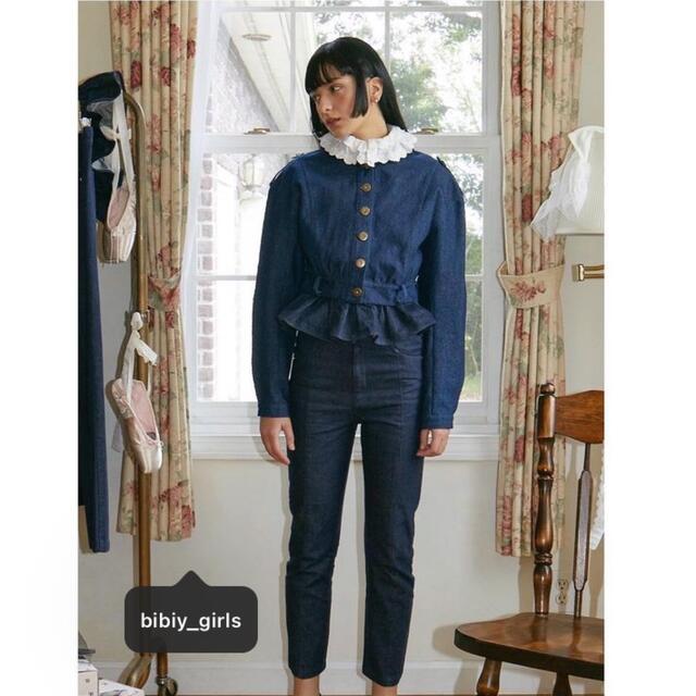 bibiy JOSIE DENIM JACKETの通販 by ☽ amo's shop|ラクマ