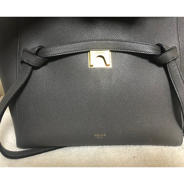 celine(セリーヌ)のユズコス様　専用です。セリーヌ　ベルトバッグ　グレー レディースのバッグ(ショルダーバッグ)の商品写真