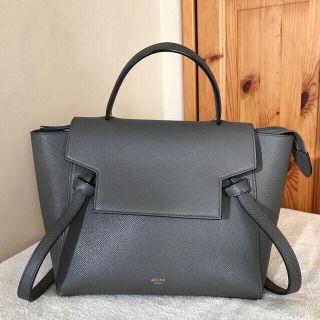 セリーヌ(celine)のユズコス様　専用です。セリーヌ　ベルトバッグ　グレー(ショルダーバッグ)