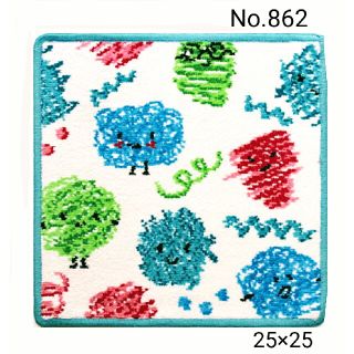 フェイラー(FEILER)のNo.862新品★フェイラータオルハンカチ★全2色★可愛い手書き風くも柄　空(ハンカチ)