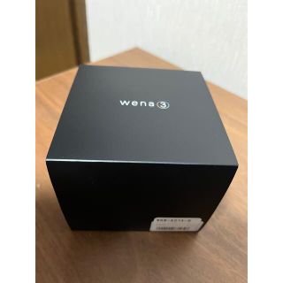 ソニー(SONY)の【新品・未開封】ソニー wena3黒ラバー ブラック WNW-A21A/B(その他)