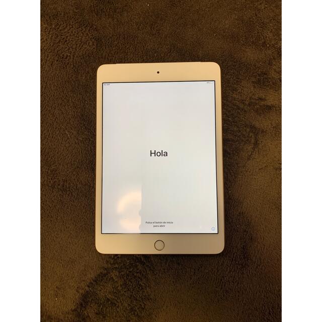 タブレット美品iPad mini4 16GB ゴールド　wifi セルラー