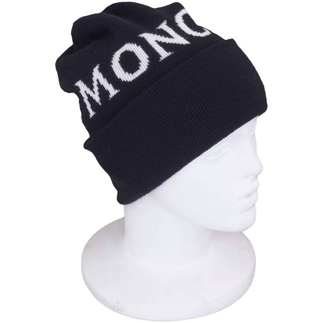 MONCLER(モンクレール)の新品 モンクレール ニットキャップ MONCLER ビーニー 帽子 メンズの帽子(ニット帽/ビーニー)の商品写真