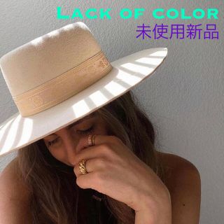 ロンハーマン(Ron Herman)の【Lack of color／未使用新品！送料込・即購入可】JUNOBOATER(ハット)