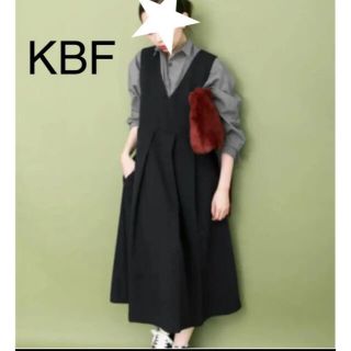 ケービーエフ(KBF)のKBF【美品】BIGプリーツワンピース(ロングワンピース/マキシワンピース)