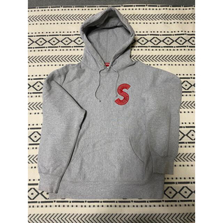 シュプリーム(Supreme)のSupreme Sロゴ　Hooded Sweatshirt "Grey"(パーカー)