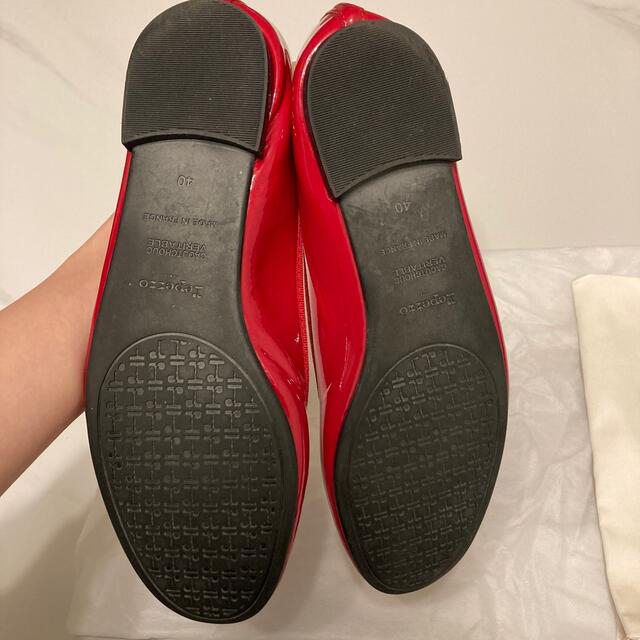 repetto(レペット)のレペット　バレエシューズ　赤　サイズ40 レディースの靴/シューズ(バレエシューズ)の商品写真