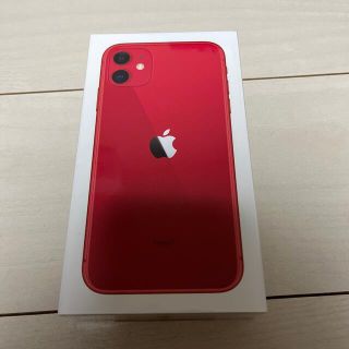 アイフォーン(iPhone)のiPhone11 128GB レッド　未開封(携帯電話本体)