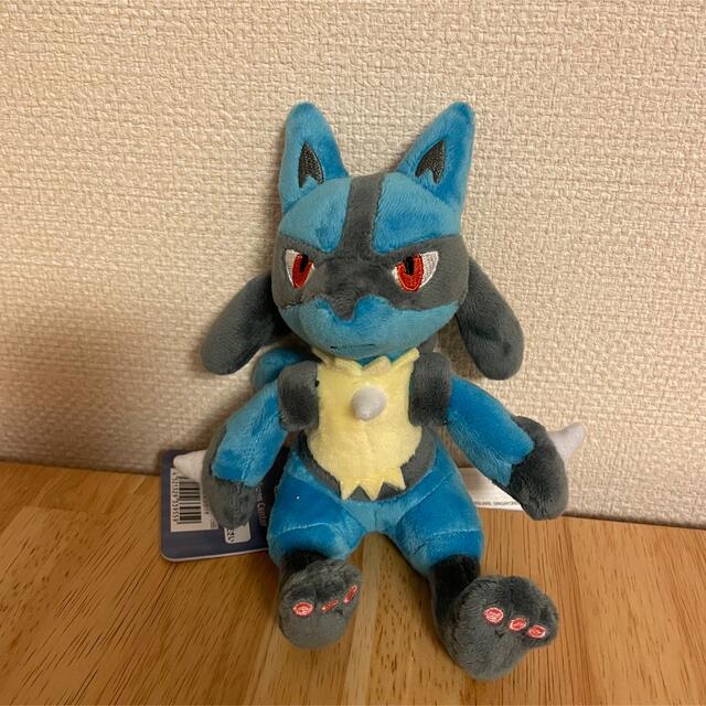 【新品タグ付き】pokemon fit ルカリオ　1体 エンタメ/ホビーのおもちゃ/ぬいぐるみ(ぬいぐるみ)の商品写真