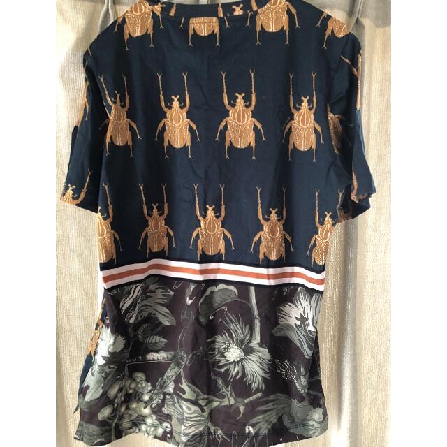 ポールスミス ジーンズ デザインシャツ 柄シャツ 総柄 半袖 M 個性派 昆虫 Paul Smith JUNIOR（ポールスミスジュニア）の「昆虫総柄半袖