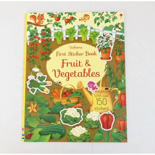 usborne firststickerbookFruit&Vegetables(知育玩具)