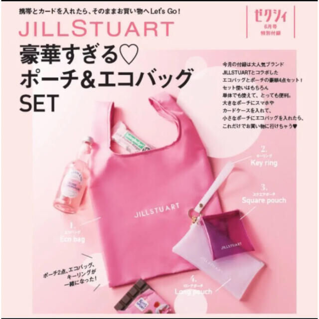 JILLSTUART(ジルスチュアート)の★新品未使用★付録セット★ ジルスチュアート ジェラートピケ 付録 セット レディースのバッグ(エコバッグ)の商品写真