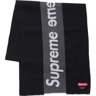 シュプリーム(Supreme)のSupreme Woven Scarf BLACK 新品(マフラー)