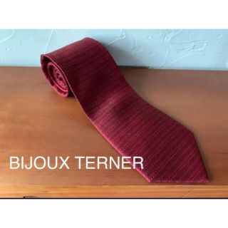 BIJOUX TERNER ネクタイ エンジ系 レッド系(ネクタイ)