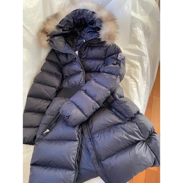 MONCLER(モンクレール)の最終値下げ)) kids モンクレール ネイビー キッズ/ベビー/マタニティのキッズ服女の子用(90cm~)(コート)の商品写真