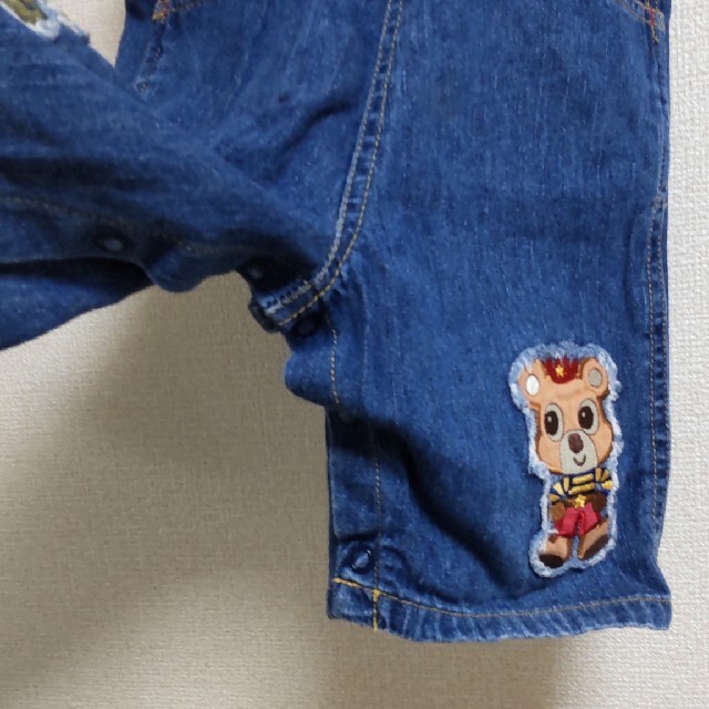 デニムつなぎ キッズ/ベビー/マタニティのキッズ服男の子用(90cm~)(パンツ/スパッツ)の商品写真