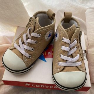 コンバース(CONVERSE)のコンバース　ベージュ　converse (スニーカー)