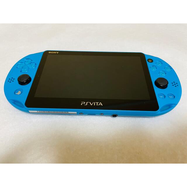 PlayStation Vita(プレイステーションヴィータ)の☆新品同様☆PS Vita PCH-2000 ZA23 アクアブルー エンタメ/ホビーのゲームソフト/ゲーム機本体(家庭用ゲーム機本体)の商品写真