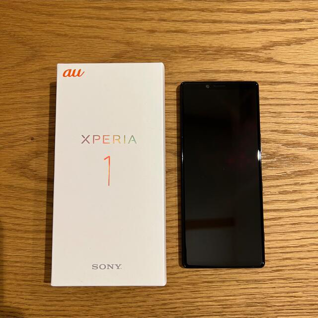 SONY Xperia 1 SOV40 ブラック SIMロック解除済み